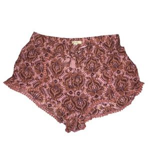 Urban outfitters Ecoté Patterned Flowy Shorts
